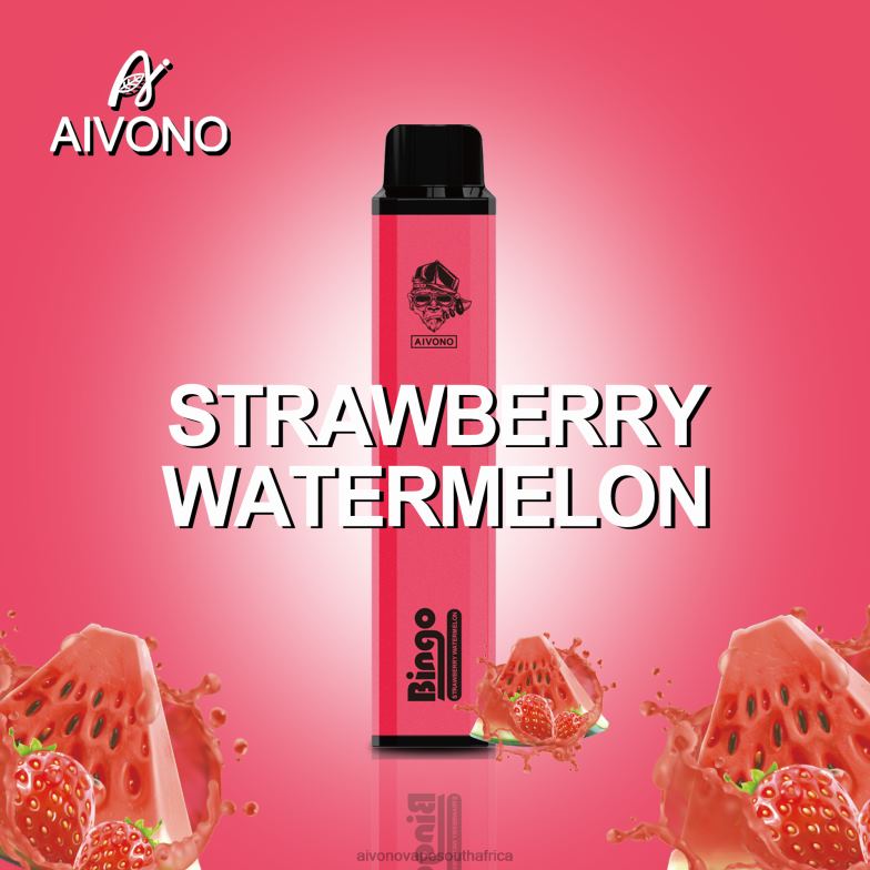 Aivono AIM BINGO 4000 Strawberry Watermelon FJP86133 - Aivono Puffs