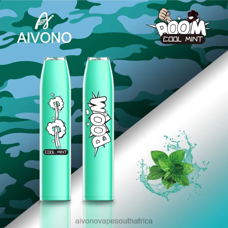 Aivono AIM BOOM 600 Cool Mint FJP86357 - Aivono Puffs