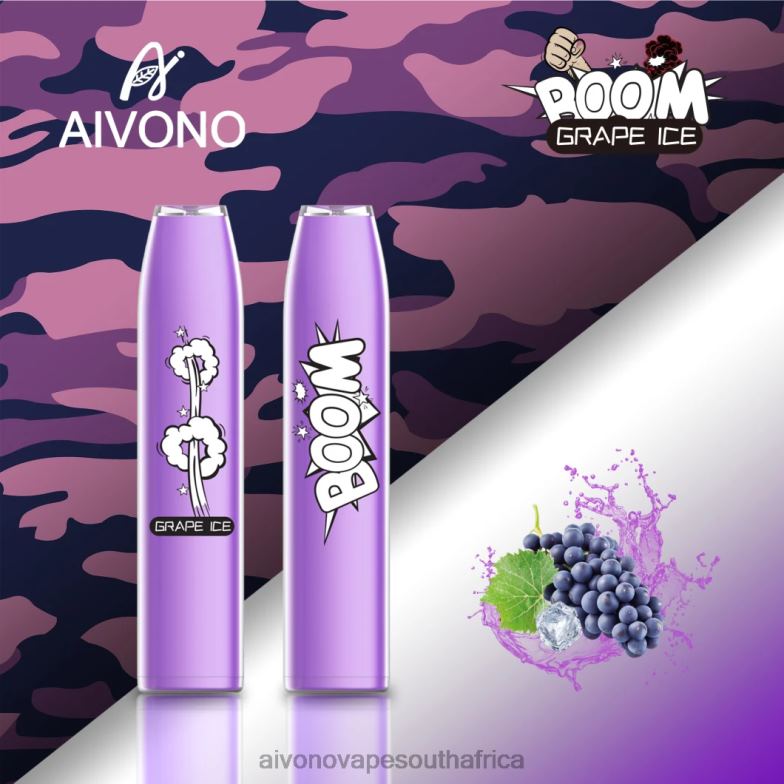 Aivono AIM BOOM 600 Grape Ice FJP86359 - Aivono Vape Price