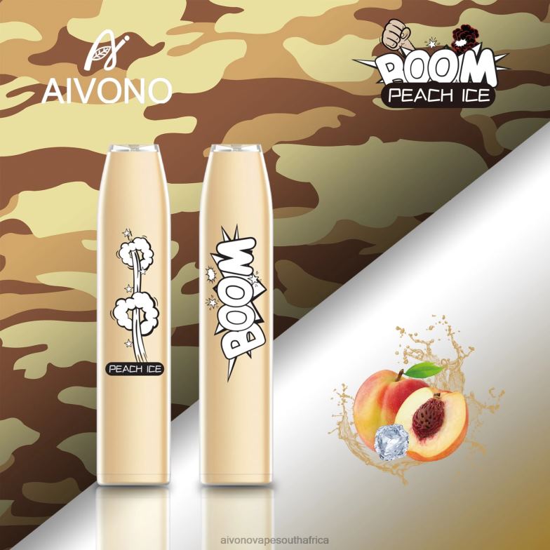 Aivono AIM BOOM 600 Peach Ice FJP86362 - Aivono Vape Review