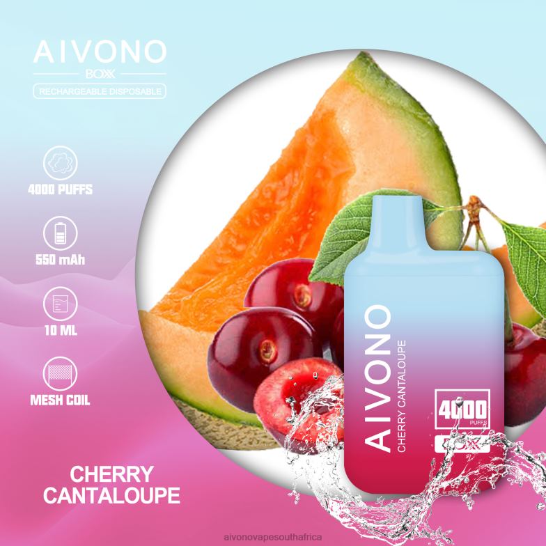 Aivono AIM BOXX 4000 Cherry Cantaloupe FJP86223 - Aivono Vape Price