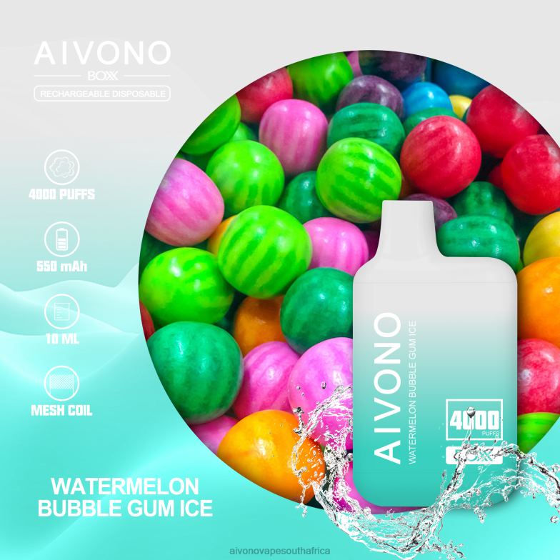Aivono AIM BOXX 4000 Watermelon Bubble Gum Ice FJP86227 - Aivono Vape Price