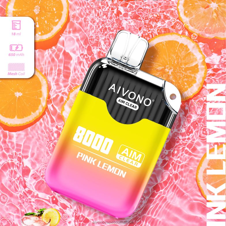 Aivono AIM CLEAR 8000 Pink Lemon FJP86211 - Aivono Vape Price