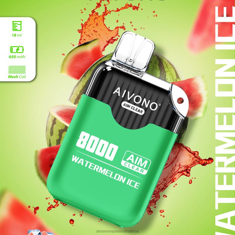 Aivono AIM CLEAR 8000 Watermelon Ice FJP86204 - Aivono Vape South Africa