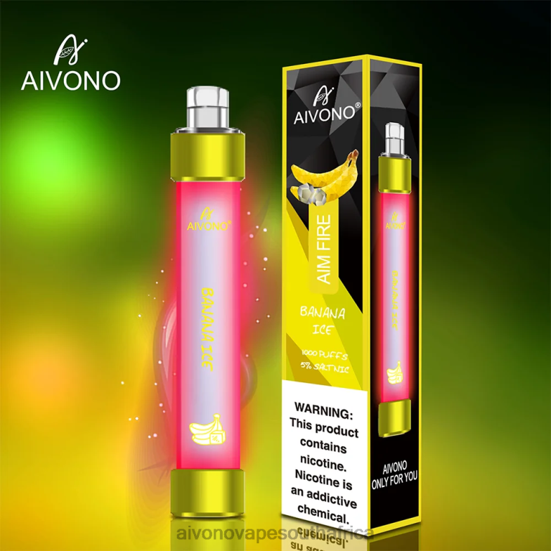 Aivono AIM FIRE 1000 Banana Ice FJP86324 - Aivono Vape South Africa