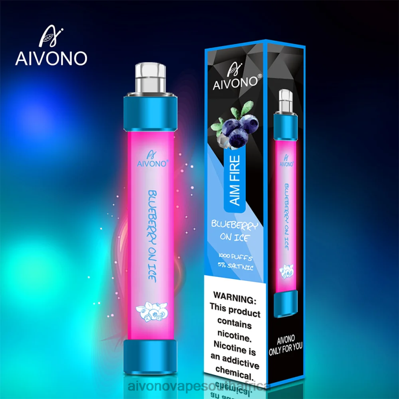 Aivono AIM FIRE 1000 Blueberry On Ice FJP86326 - Aivono Vape Review