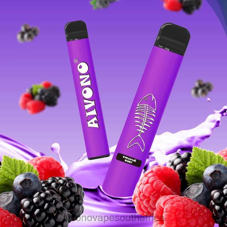 Aivono AIM FISHBONE 600 Mixed Berry FJP86285 - Aivono Puffs