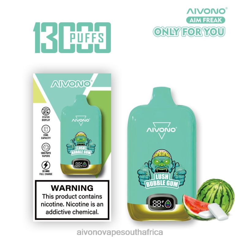 Aivono AIM FREAK 13000 Lush Bubble Gum FJP86247 - Aivono Vape Price