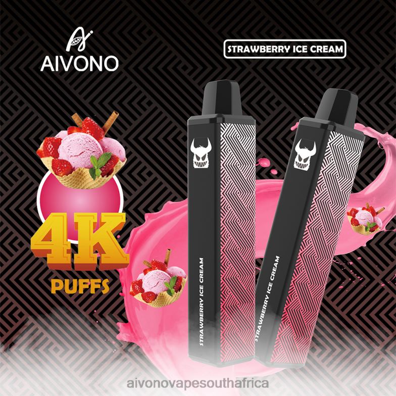 Aivono AIM FREAK 4000 Strawberry Ice Cream FJP86263 - Aivono Vape Price