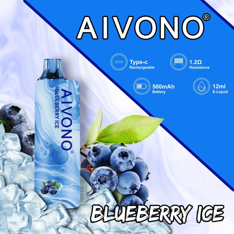 Aivono AIM GUN 7000 Blueberry Ice FJP86104 - Aivono Vape South Africa