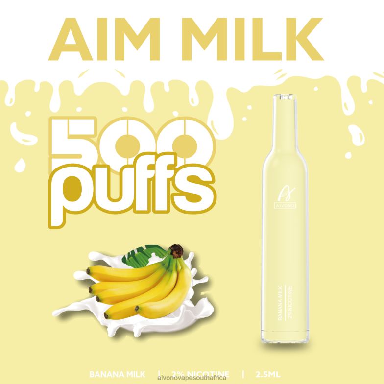 Aivono AIM MILK 500 Banana Milk FJP86275 - Aivono Vape Price