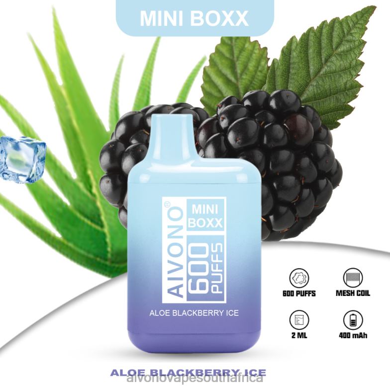 Aivono AIM MINI BOXX 600 Aloe Current Ice FJP86240 - Aivono Vape South Africa