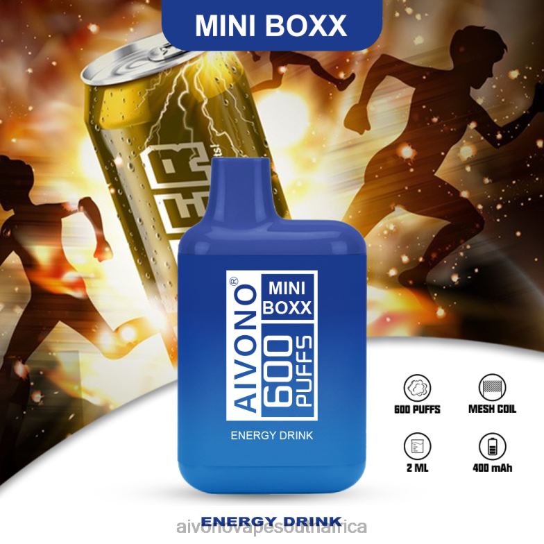 Aivono AIM MINI BOXX 600 Energy Drink FJP86237 - Aivono Puffs