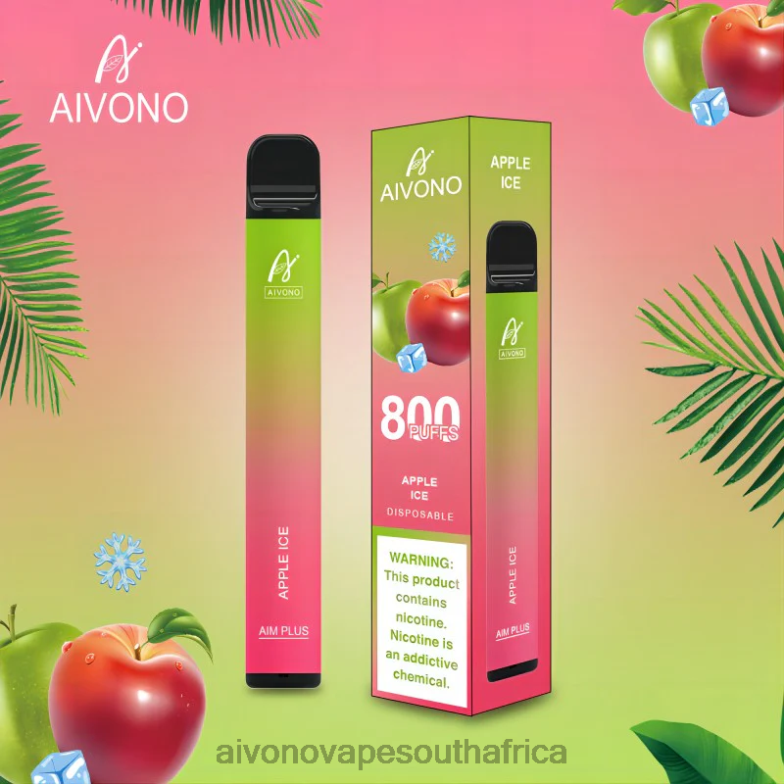 Aivono AIM PLUS 800 Apple Ice FJP86170 - Aivono Vape Review
