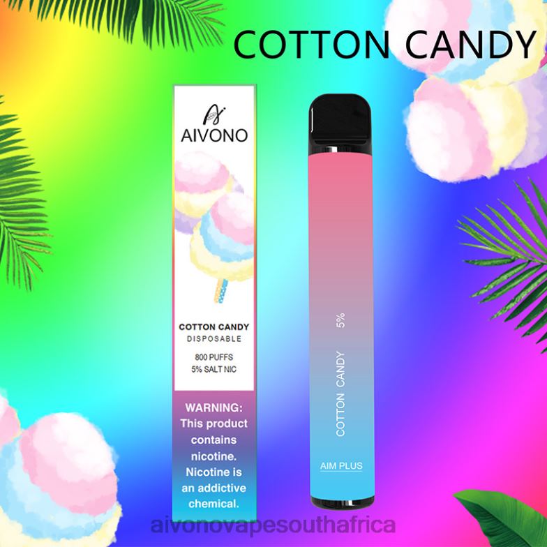 Aivono AIM PLUS 800 Cotton Candy FJP86178 - Aivono Vape Review