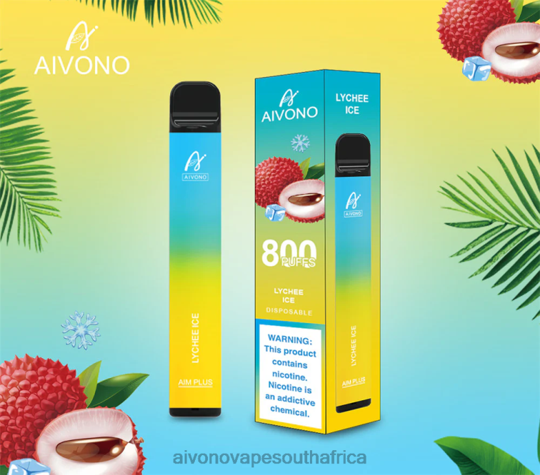 Aivono AIM PLUS 800 Lychee Ice FJP86182 - Aivono Vape Review
