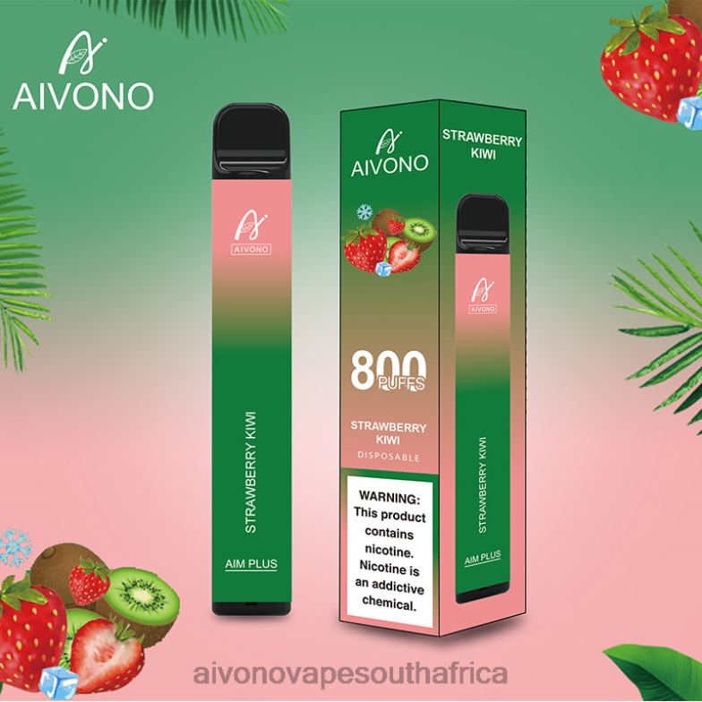 Aivono AIM PLUS 800 Strawberry Kiwi FJP86194 - Aivono Vape Review