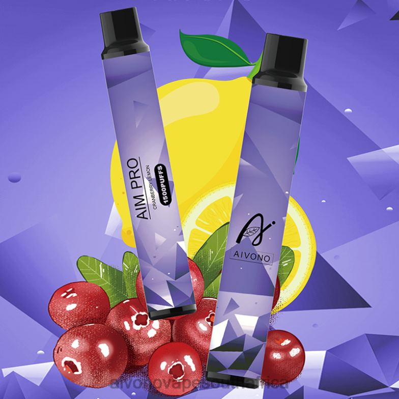 Aivono AIM PRO 1500 Cranberry Lemon FJP86168 - Aivono Vape South Africa
