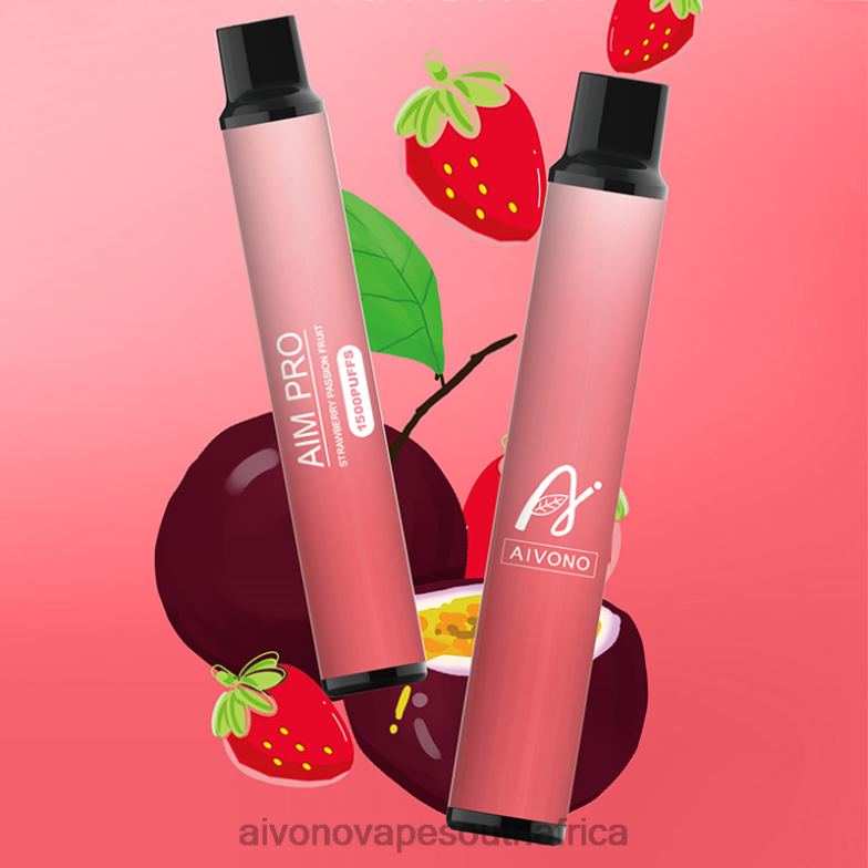 Aivono AIM PRO 1500 Strawberry Passion Fruit FJP86162 - Aivono Vape Review