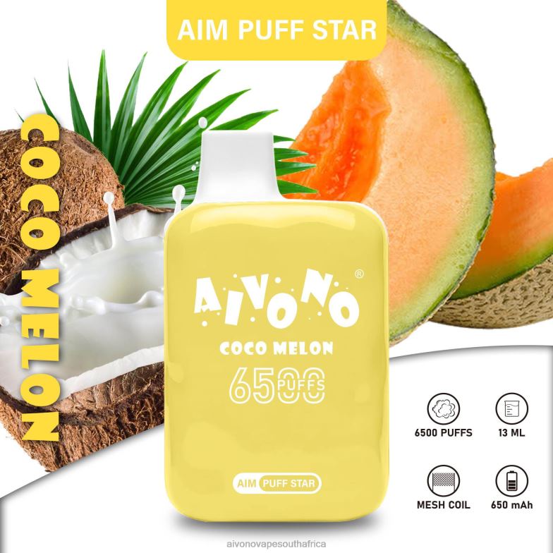 Aivono AIM PUFF STAR 6500 Coco Melon FJP86297 - Aivono Puffs