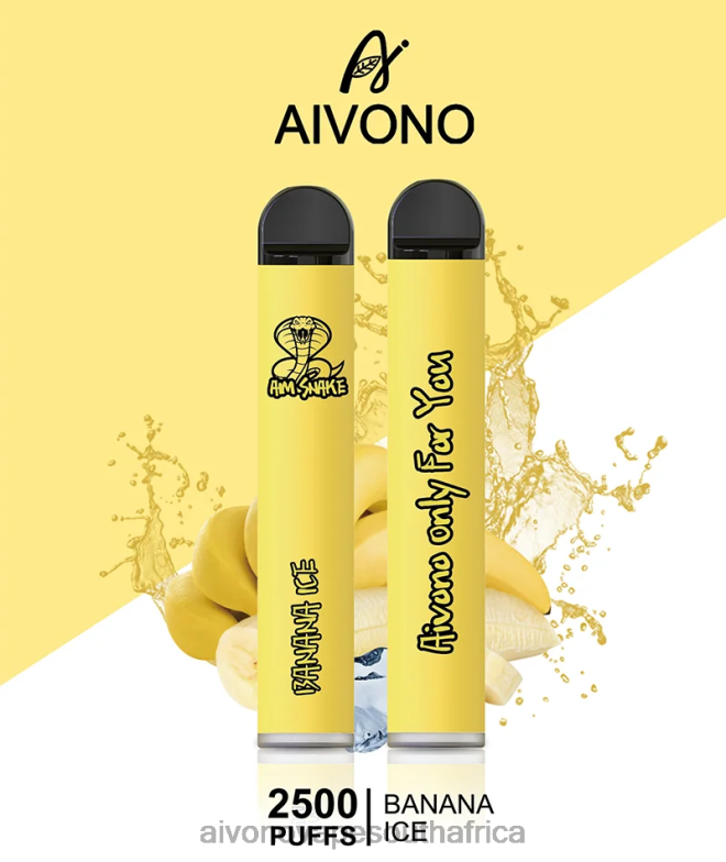 Aivono AIM SNAKE 2500 Banana Ice FJP86298 - Aivono Vape Review