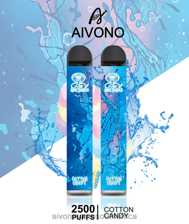 Aivono AIM SNAKE 2500 Cotton Candy FJP86303 - Aivono Vape Price