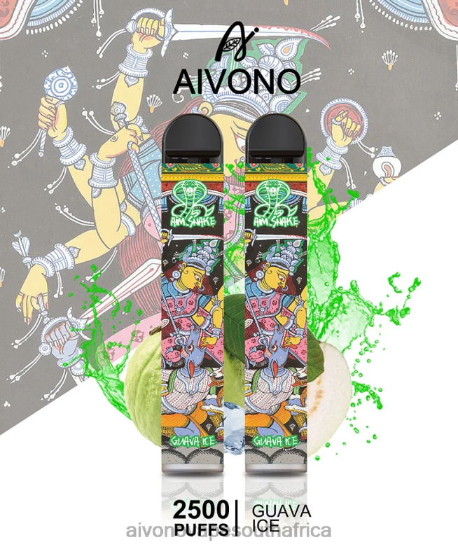 Aivono AIM SNAKE 2500 Guava Ice FJP86307 - Aivono Vape Price
