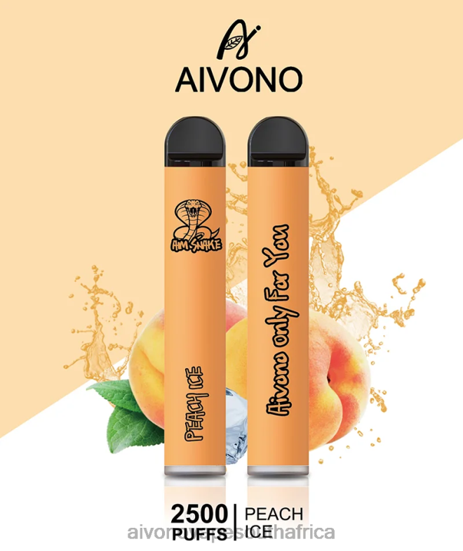 Aivono AIM SNAKE 2500 Peach Ice FJP86316 - Aivono Vape South Africa