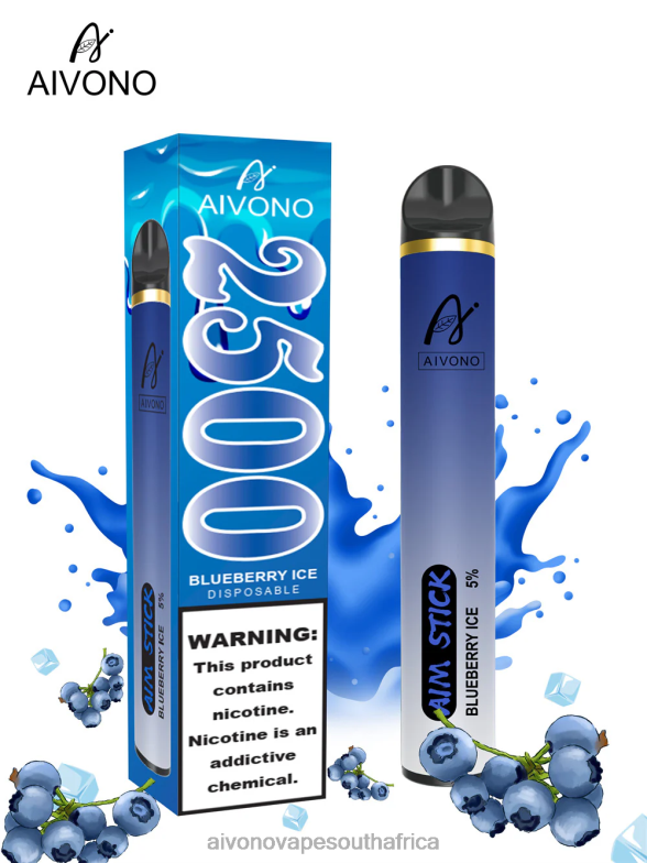 Aivono AIM STICK 2500 Blueberry Ice FJP86152 - Aivono Vape South Africa