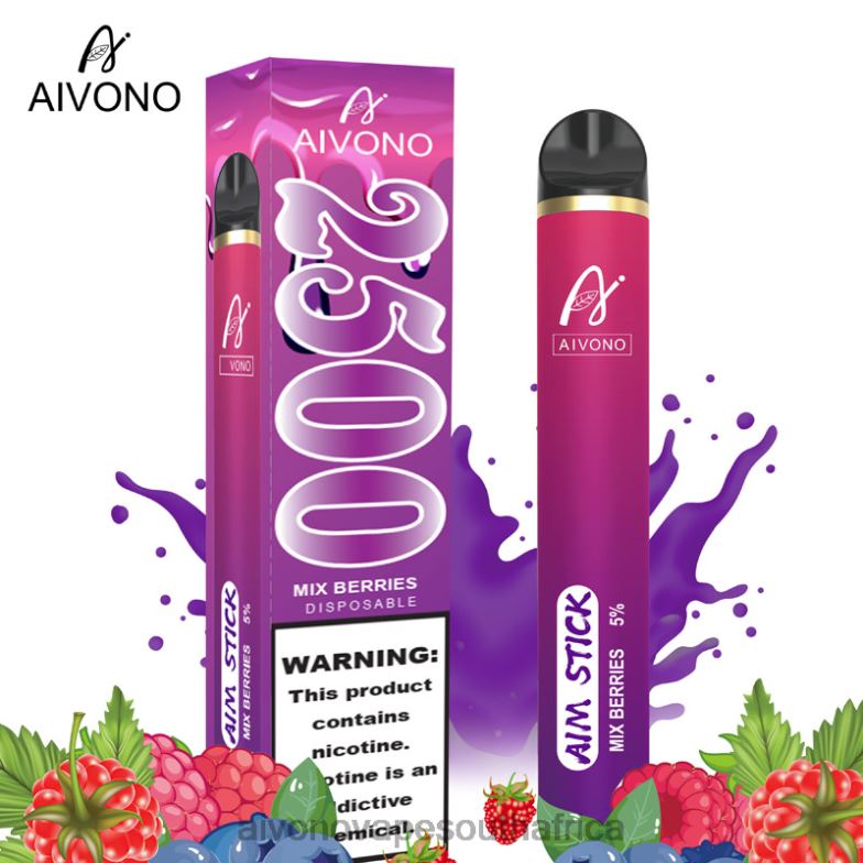 Aivono AIM STICK 2500 Mix Berries FJP86158 - Aivono Vape Review