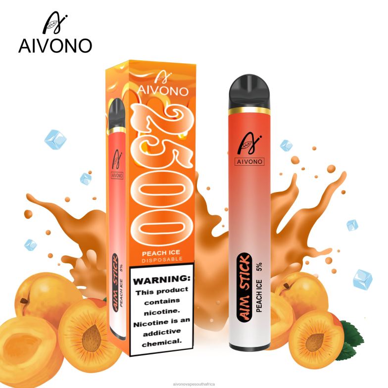 Aivono AIM STICK 2500 Peach Ice FJP86144 - Aivono Vape South Africa