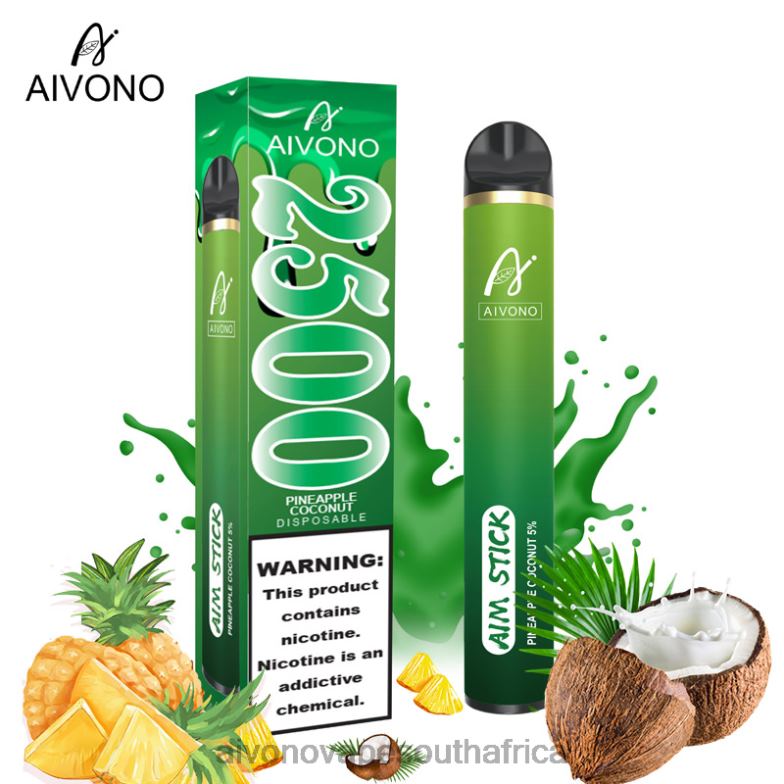 Aivono AIM STICK 2500 Pineapple Coconut FJP86153 - Aivono Puffs