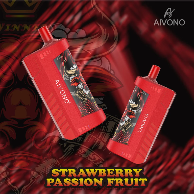 Aivono AIM WINNER 5000 Strawberry Passion Fruit FJP86130 - Aivono Vape Review