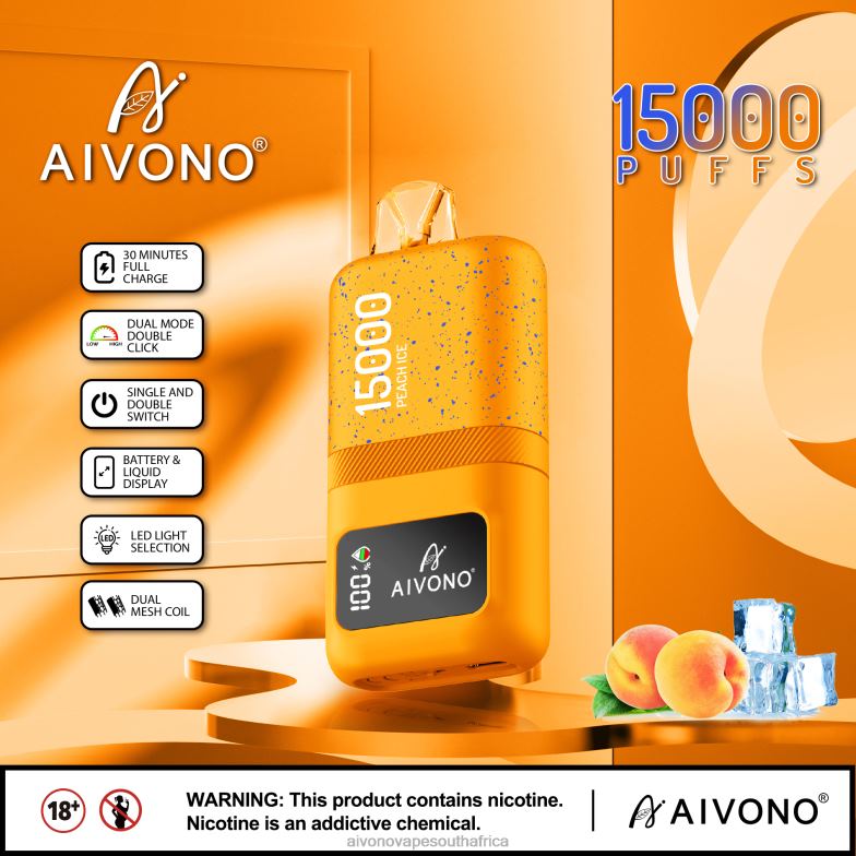 Aivono AIM magic 15000 Peach Ice FJP8659 - Aivono Vape Price