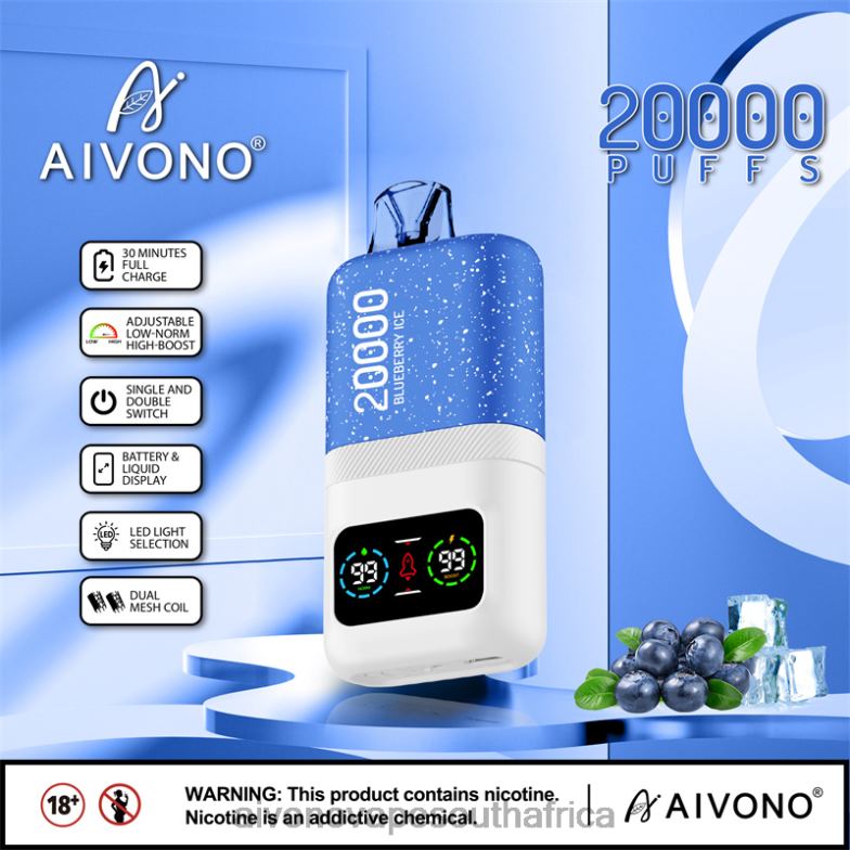 Aivono AIM magic 20000 Blueberry Ice FJP8673 - Aivono Puffs