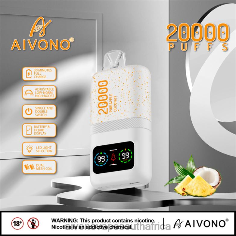 Aivono AIM magic 20000 Pineapple Coconut Ice FJP8676 - Aivono Vape South Africa