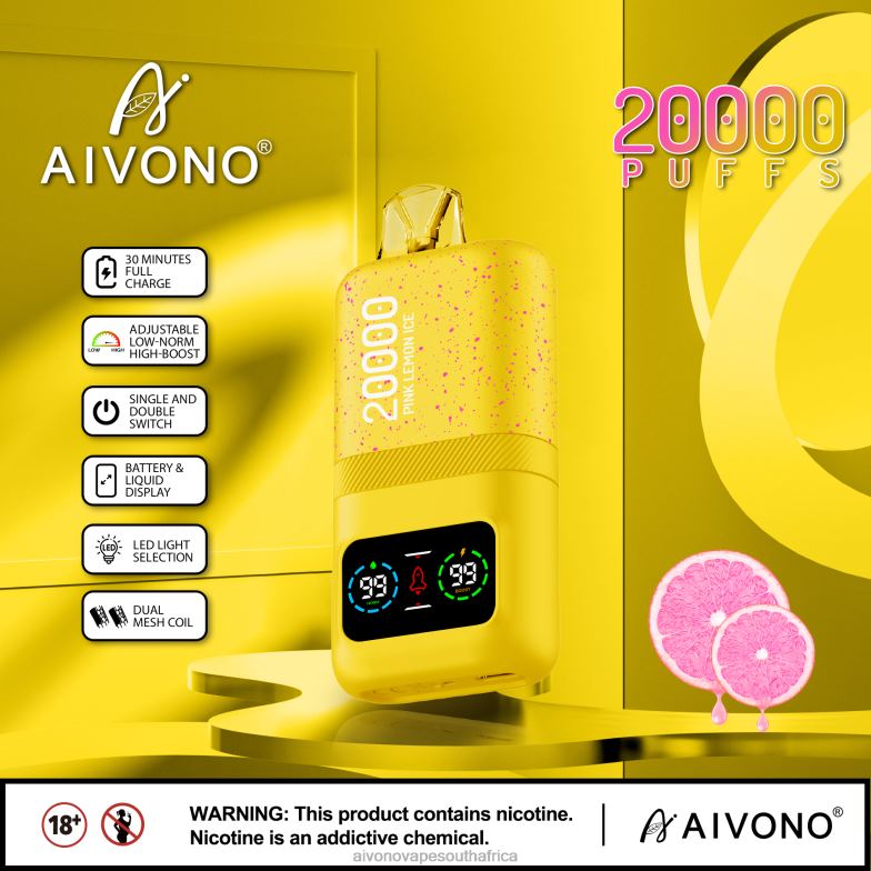 Aivono AIM magic 20000 Pink Lemon Ice FJP8683 - Aivono Vape Price