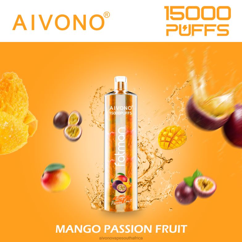 Aivono FATMAN 15000 Mango Passion Fruit FJP8619 - Aivono Vape Price