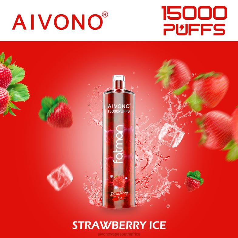 Aivono FATMAN 15000 Strawberry Ice FJP8611 - Aivono Vape Price