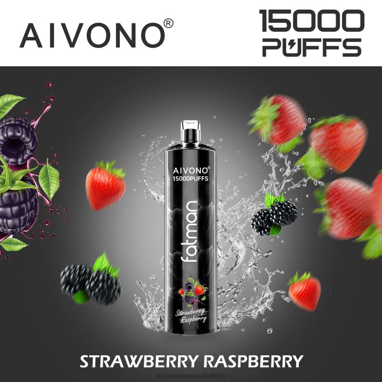 Aivono FATMAN 15000 Strawberry Raspberry FJP8615 - Aivono Vape Price