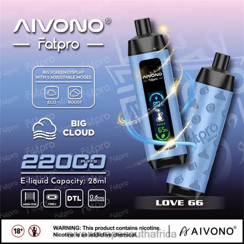 Aivono Fatpro 22000 Love 66 FJP866 - Aivono Vape Review