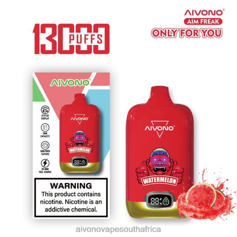Aivono AIM FREAK 13000 Watermelon FJP86244 - Aivono Vape South Africa