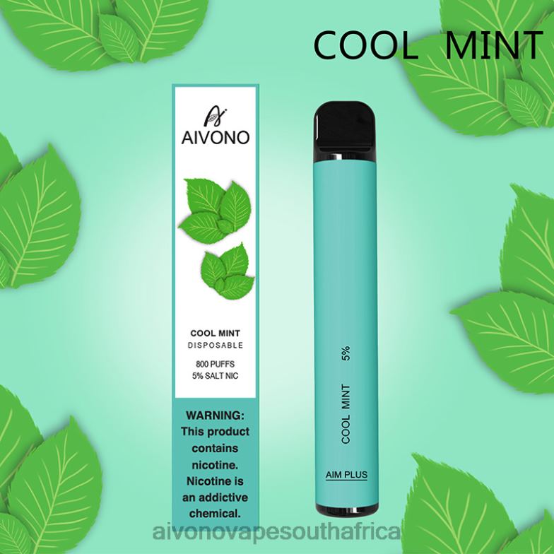 Aivono AIM PLUS 800 Cool Mint FJP86177 - Aivono Puffs