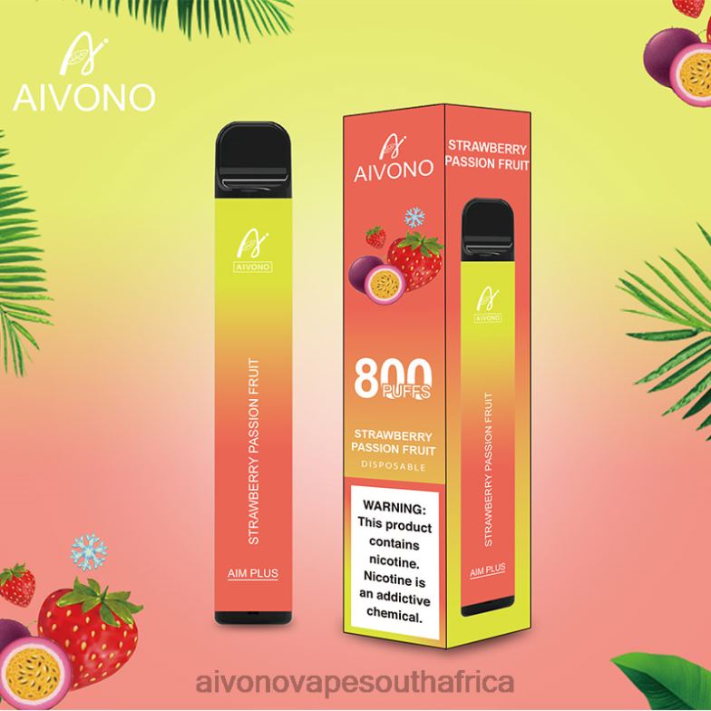 Aivono AIM PLUS 800 Strawberry Passion Fruit FJP86195 - Aivono Vape Price