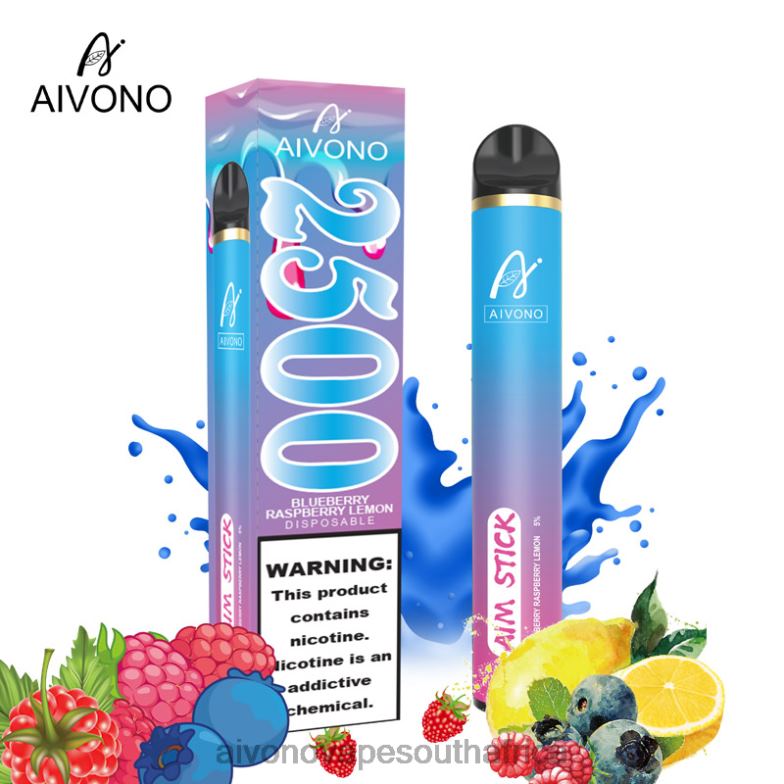 Aivono AIM STICK 2500 Blueberry Raspberry Lemon FJP86154 - Aivono Vape Review